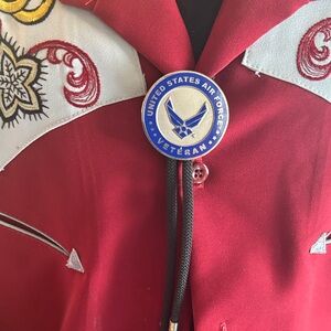 Air Force Veteran bolo tie.